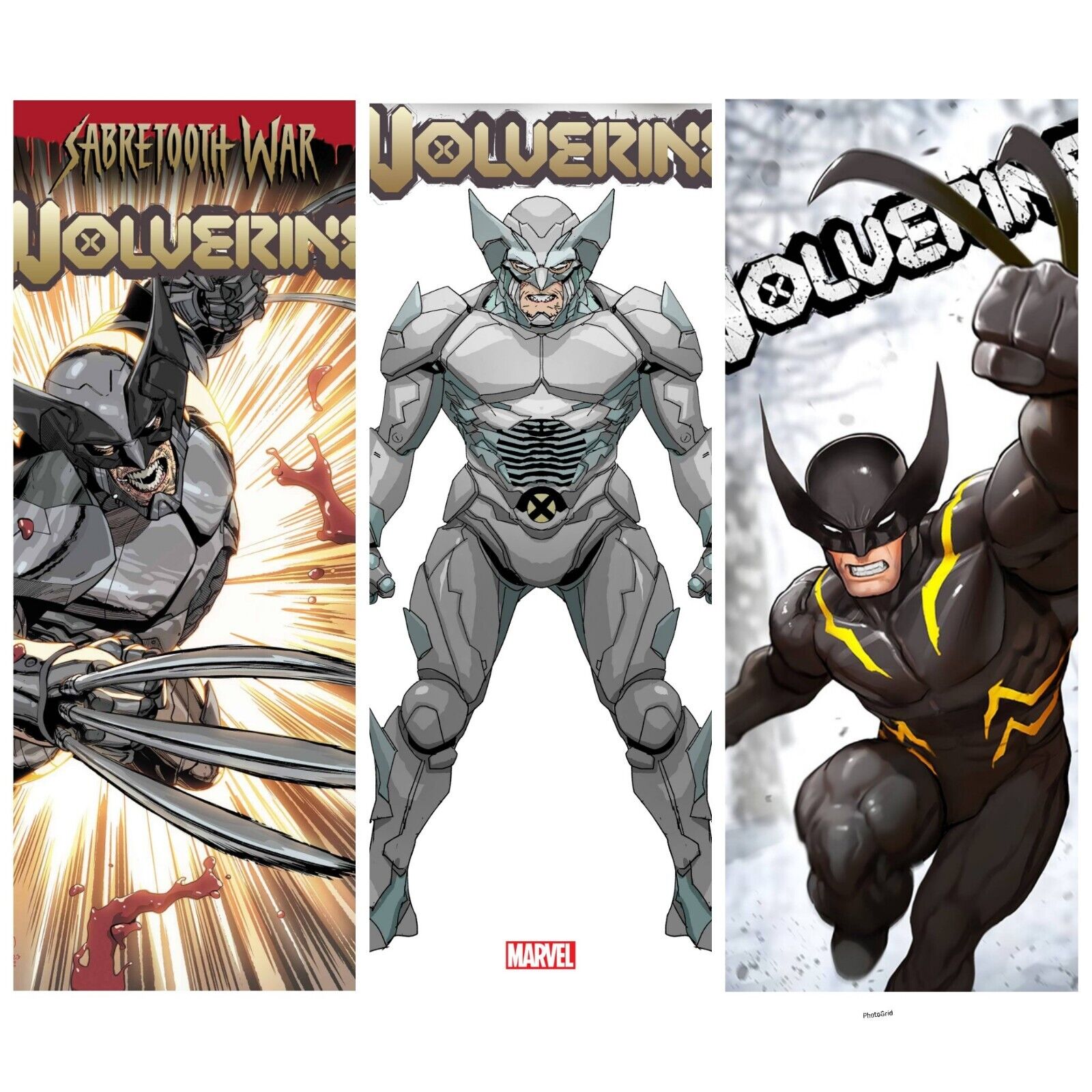 Wolverine #49 Set Of 3 Leinil Yu Nakayama Variant PRESALE 5/8 Marvel 2024