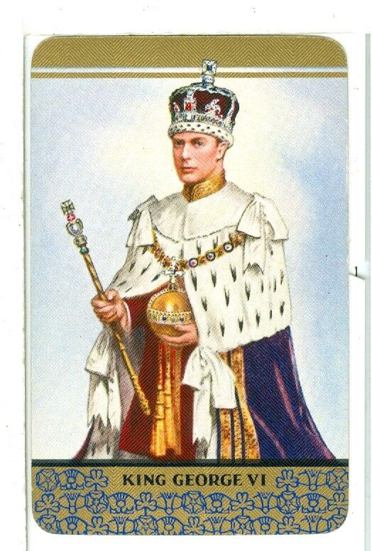 Single Vintage Playing Card English Royalty 