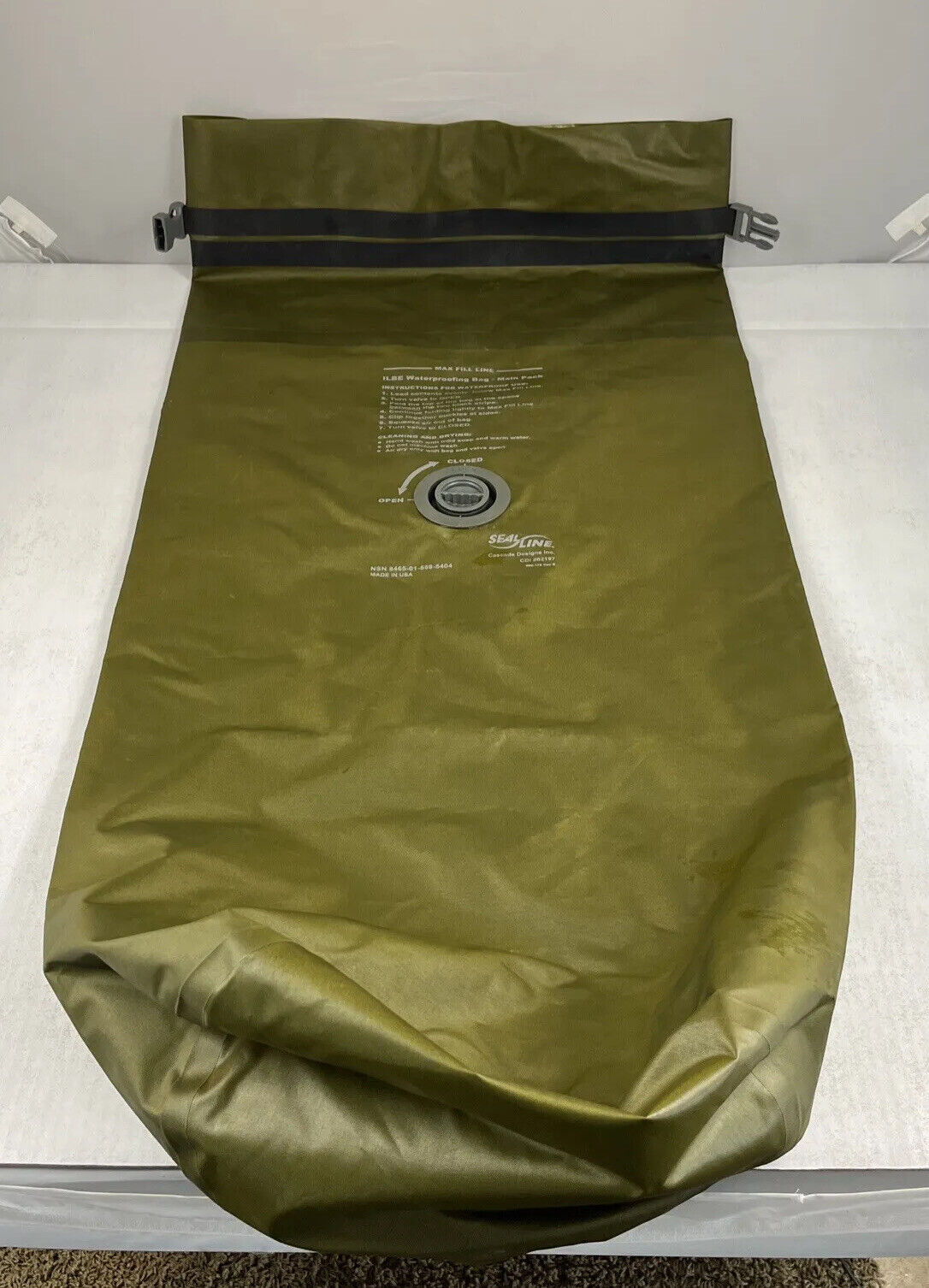 Military USMC Seal Line Large Waterproof Stuff Sack Dry Bag ILBE Main Pack 65L