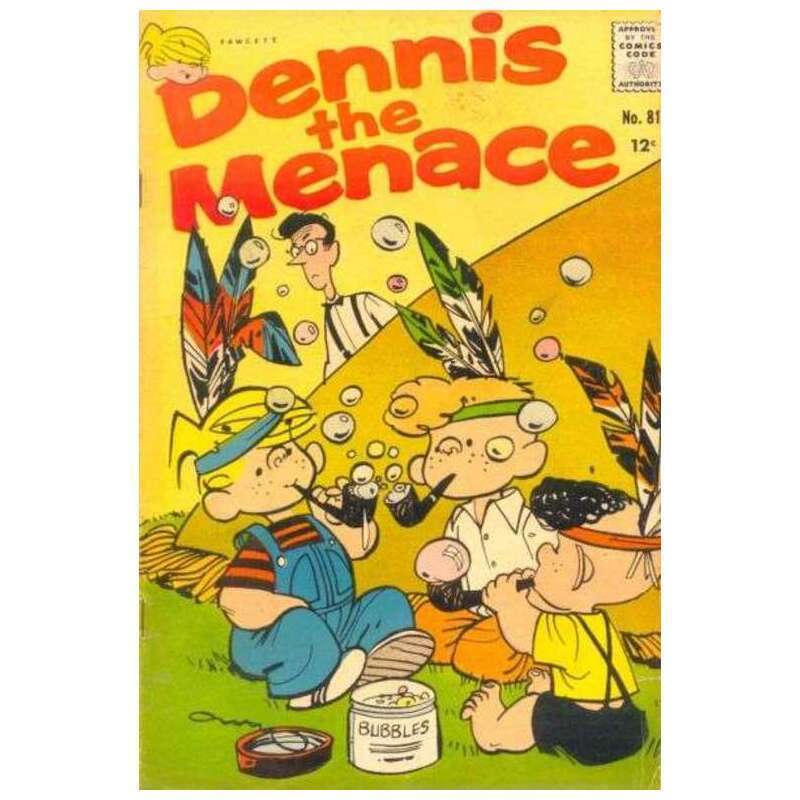 Dennis the Menace (1953 series) #81 in VG minus condition. Standard comics [v{