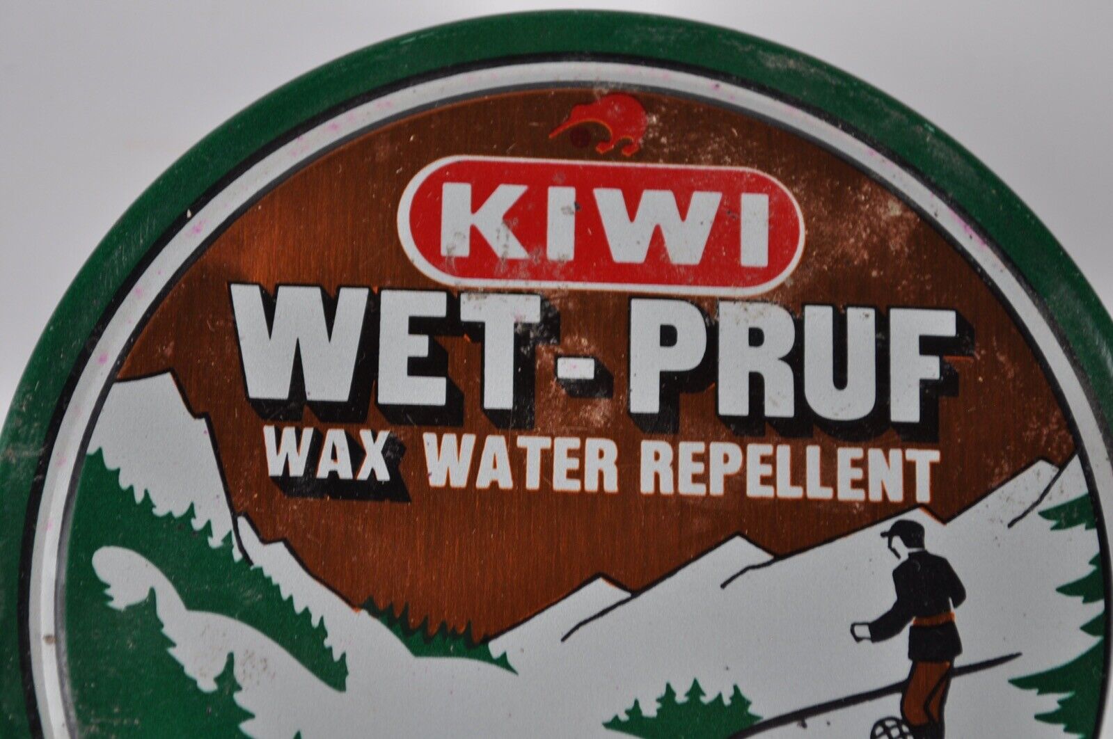 Vintage Kiwi Wet-Pruf Wax Water Repellent Waterproofs Leather USED