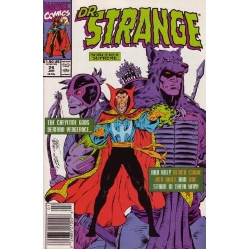 Doctor Strange: Sorcerer Supreme #25 Newsstand in NM minus. Marvel comics [g;