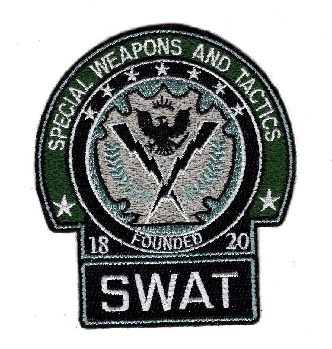 Special Weapons and Tactics Swat Police Iron on Patch