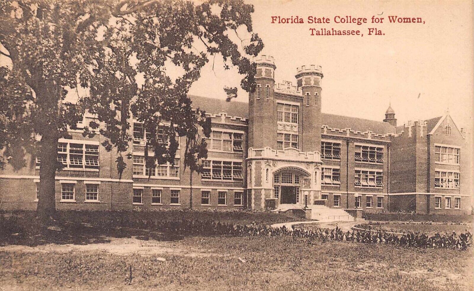FL 1910’s RARE Florida State College for Women Westcott Bldg in Tallahassee FLA