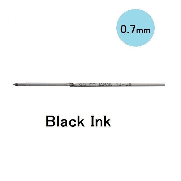 Sailor Oil-based Ballpoint pen Refill 0.7mm Choose from 3 Colors 18-0104