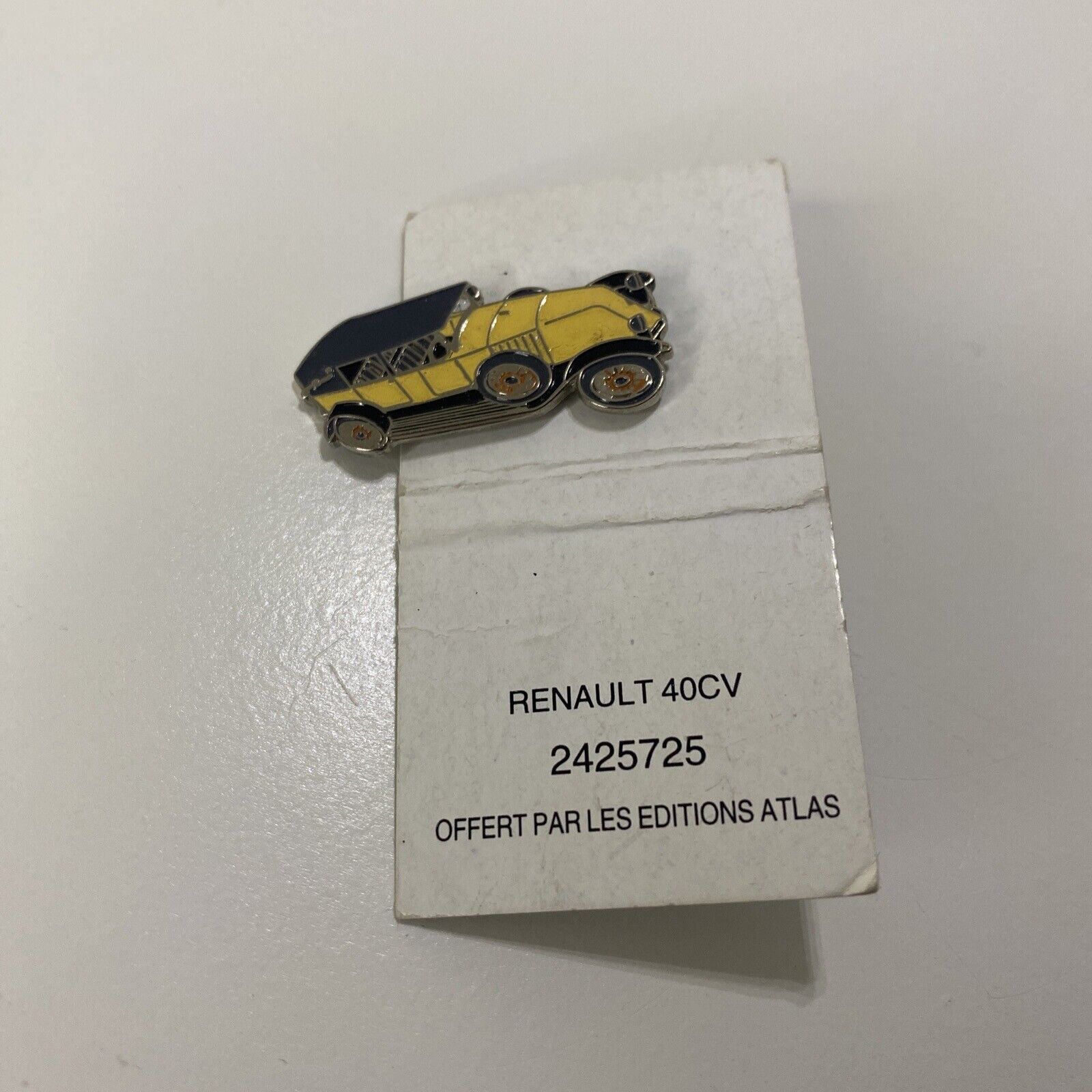 Pin\'s Car Renault 40HP Atlas Collection Edition