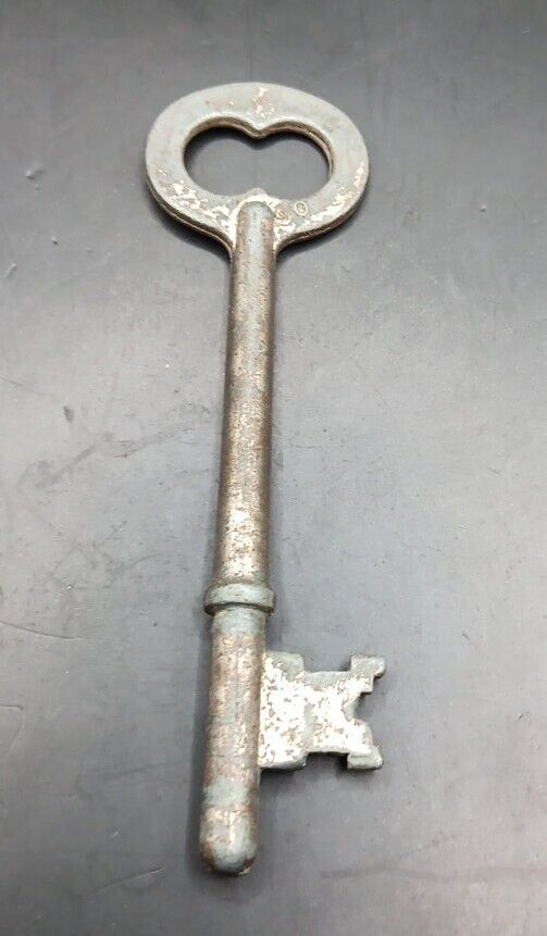 1800s Vintage Antique Skeleton Key Marked 90 