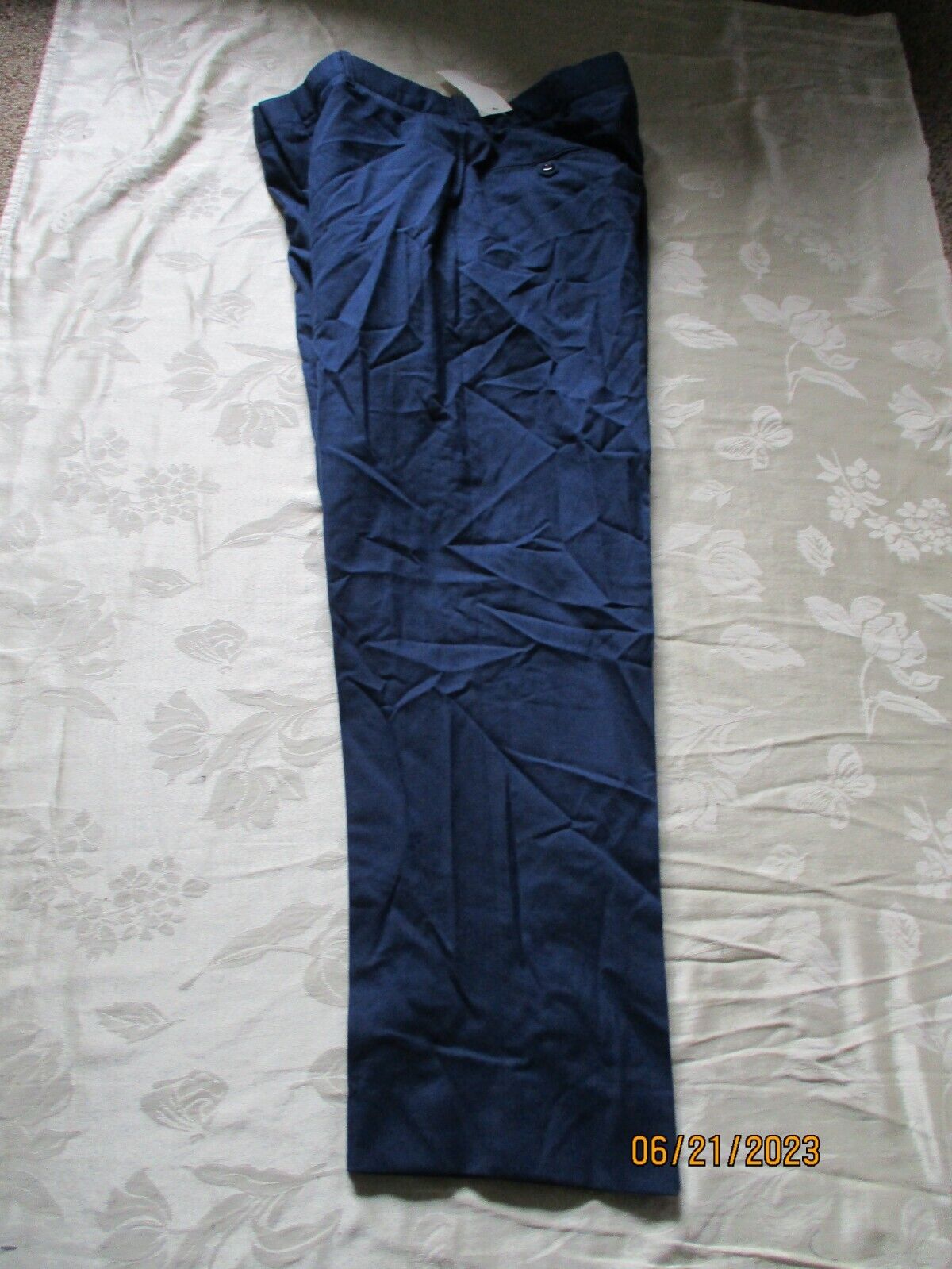 NEW/NOS DSCP ARMY Lightweight Blue Pants/Slacks-Men\'s Size 38L \