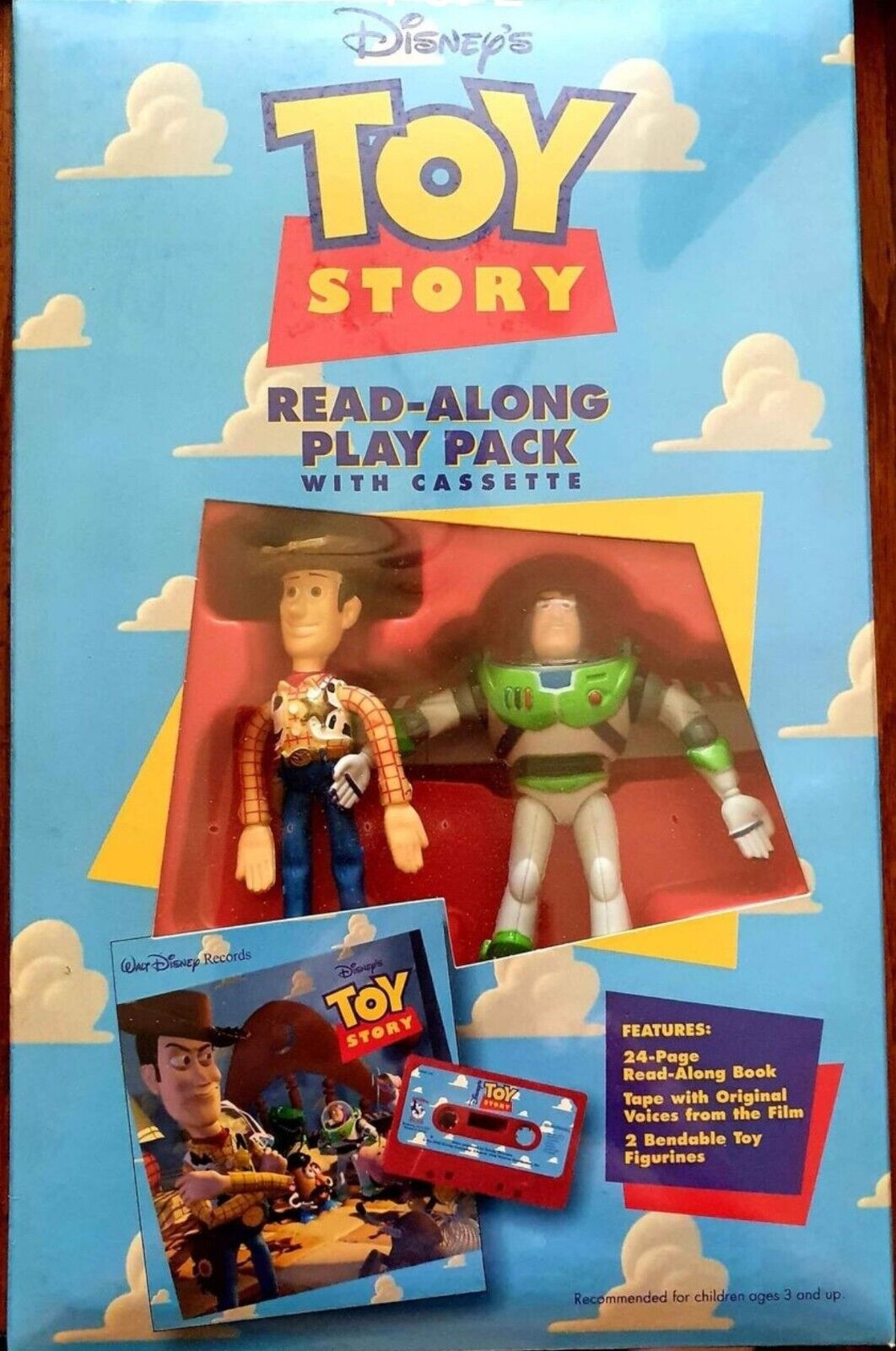 Factory Sealed Vintage 1995 Toy Story Play Pack