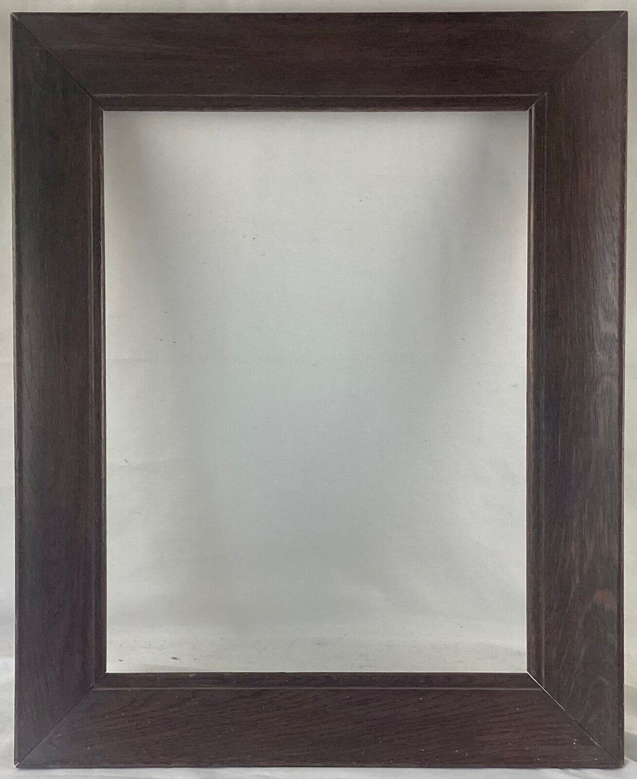 Antique Frame Wood Vintage Profilrahmen Oak Rebate Size 16 13/16x12 13/16in
