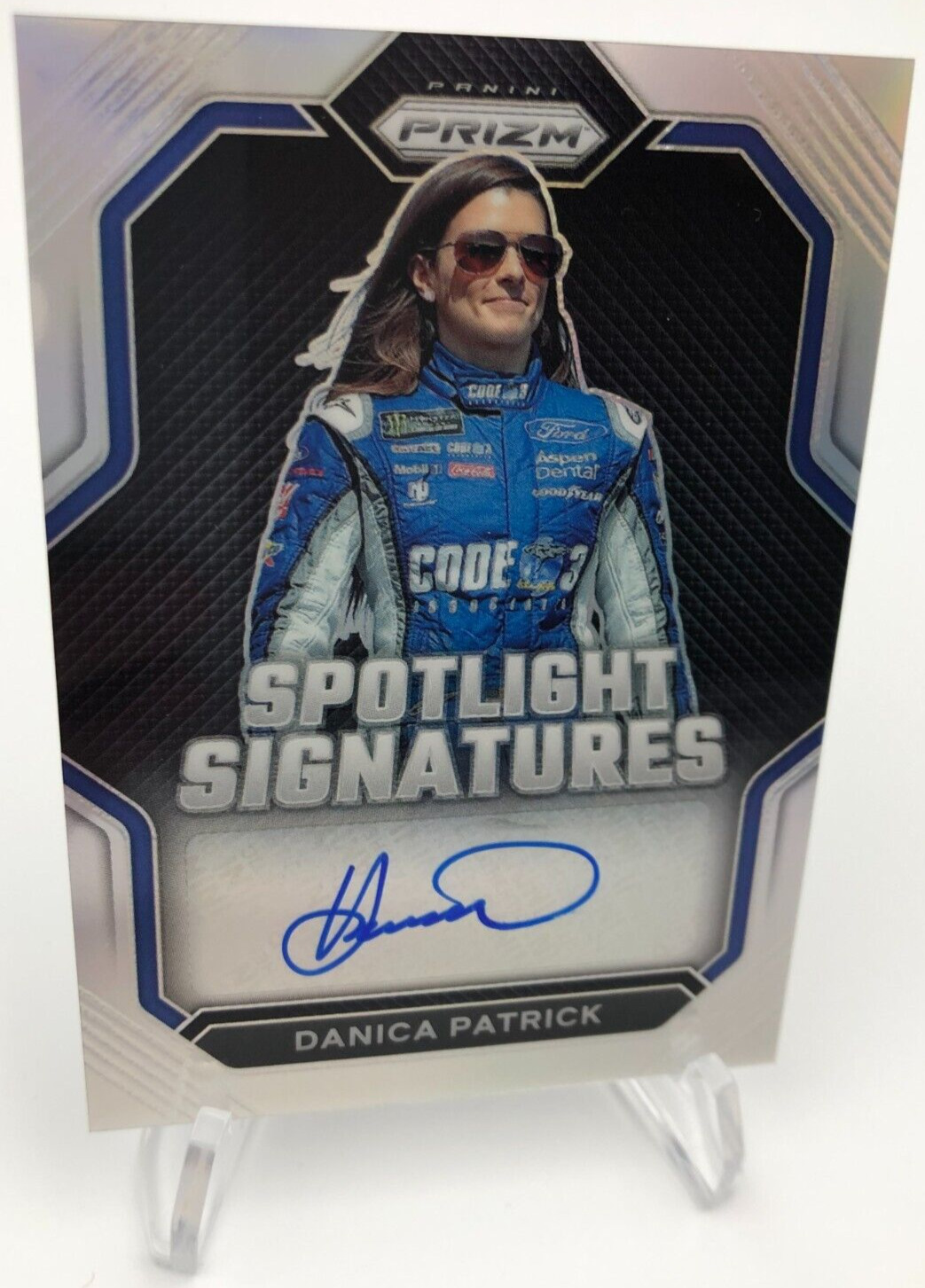 2023 DANICA PATRICK AUTO Panini Prizm SPOTLIGHT SIGNATURES Card NASCAR