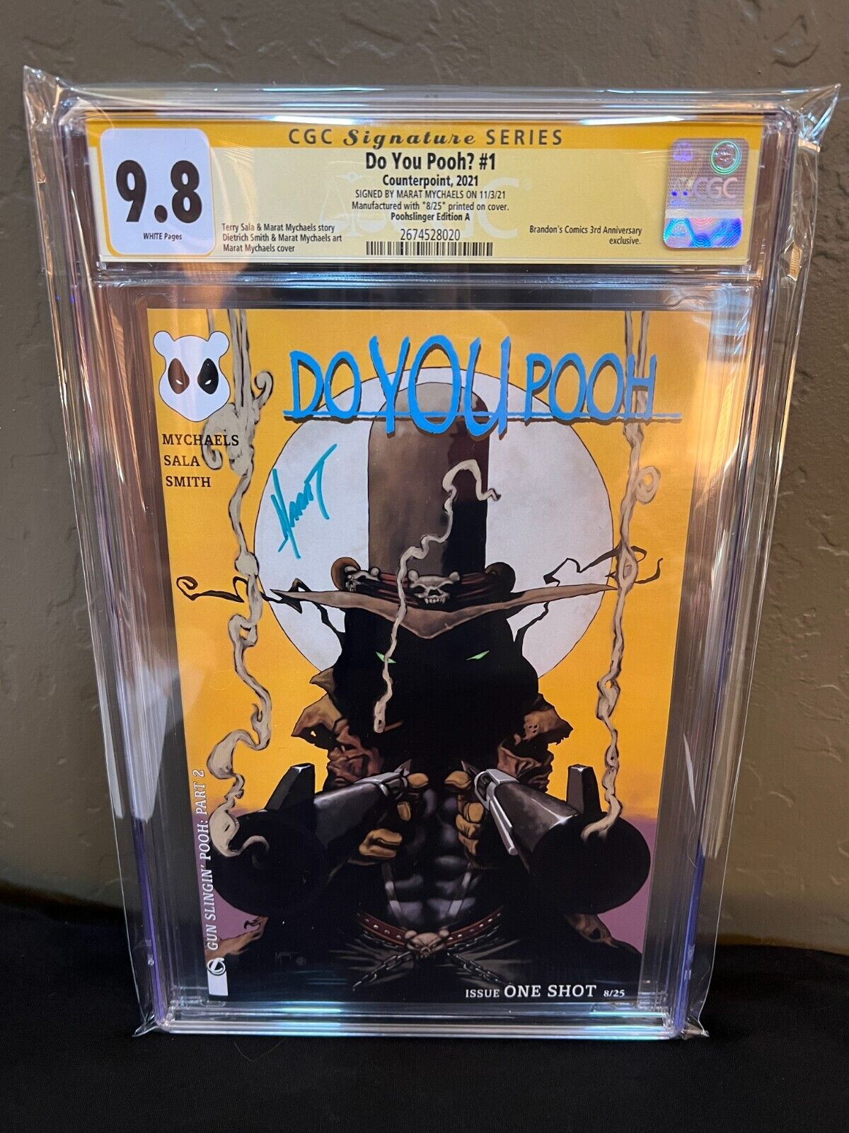 Do You Pooh? #1 Signed CGC 9.8 Gunslinger Spawn #175 cover homage Limited 8 / 25