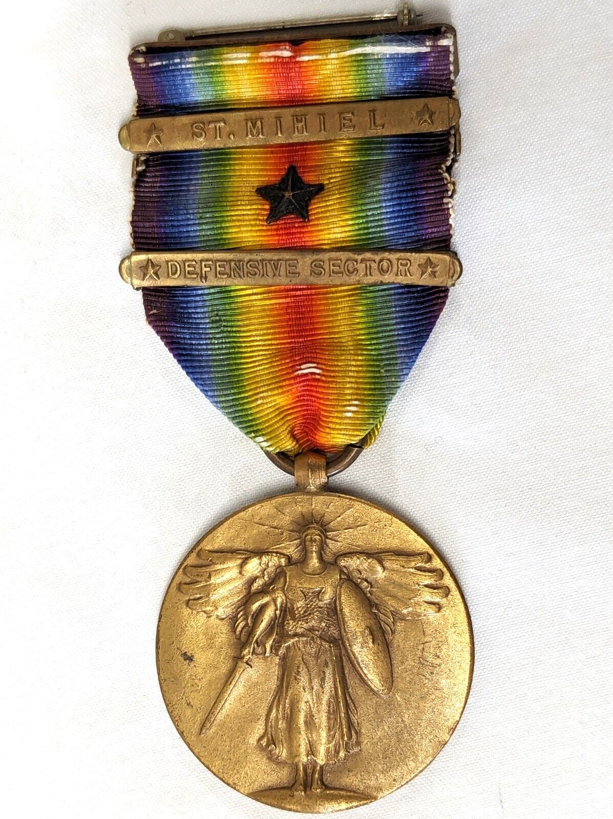 Scarce WW1 US Victory Medal with Star Gallantry device