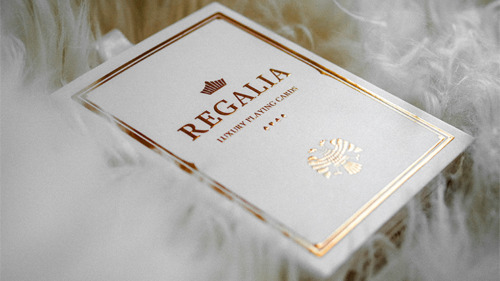 Regalia White Gold Luxury Playing Cards By Shin Lim