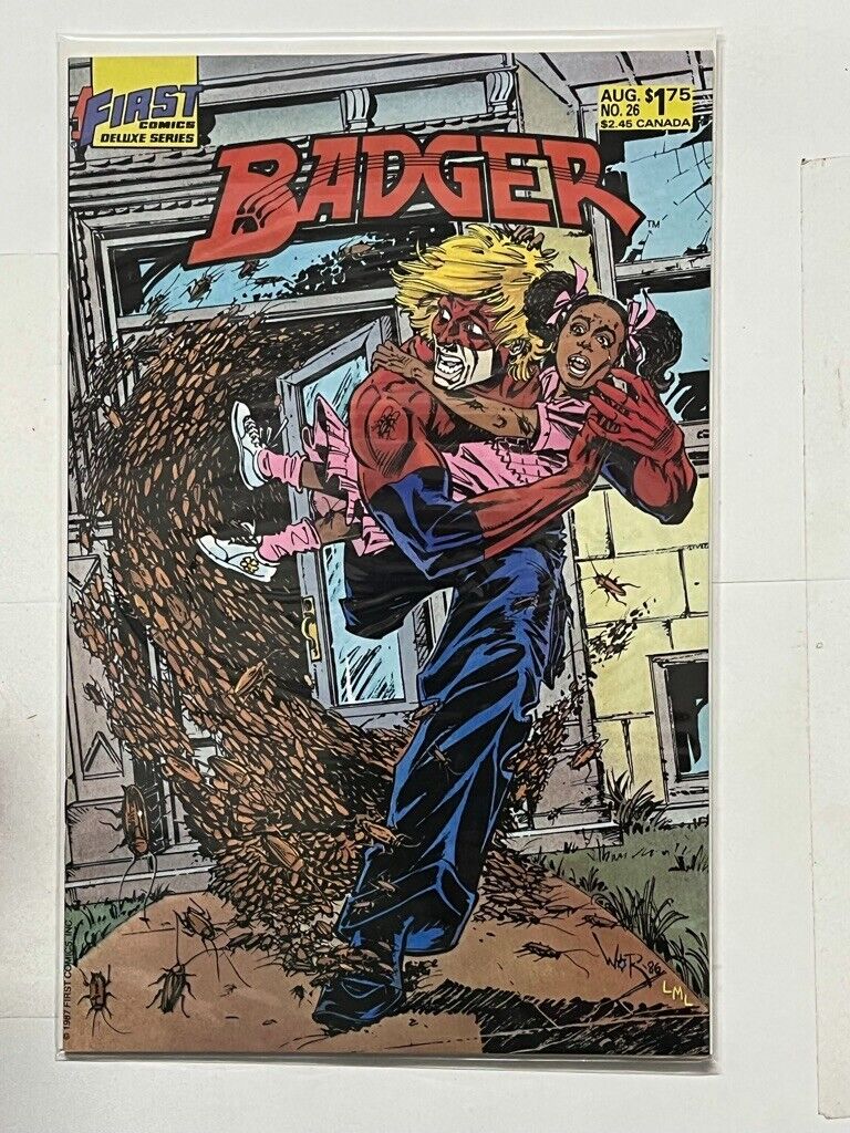 Badger #26 August 1987 First Comics Deluxe Series |Combined Ship B&B