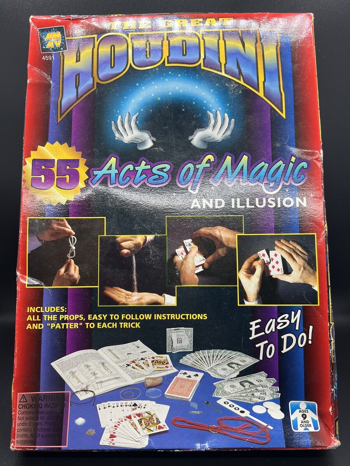 The great Houdini 55 acts of magic and illusion tricks Vintage..