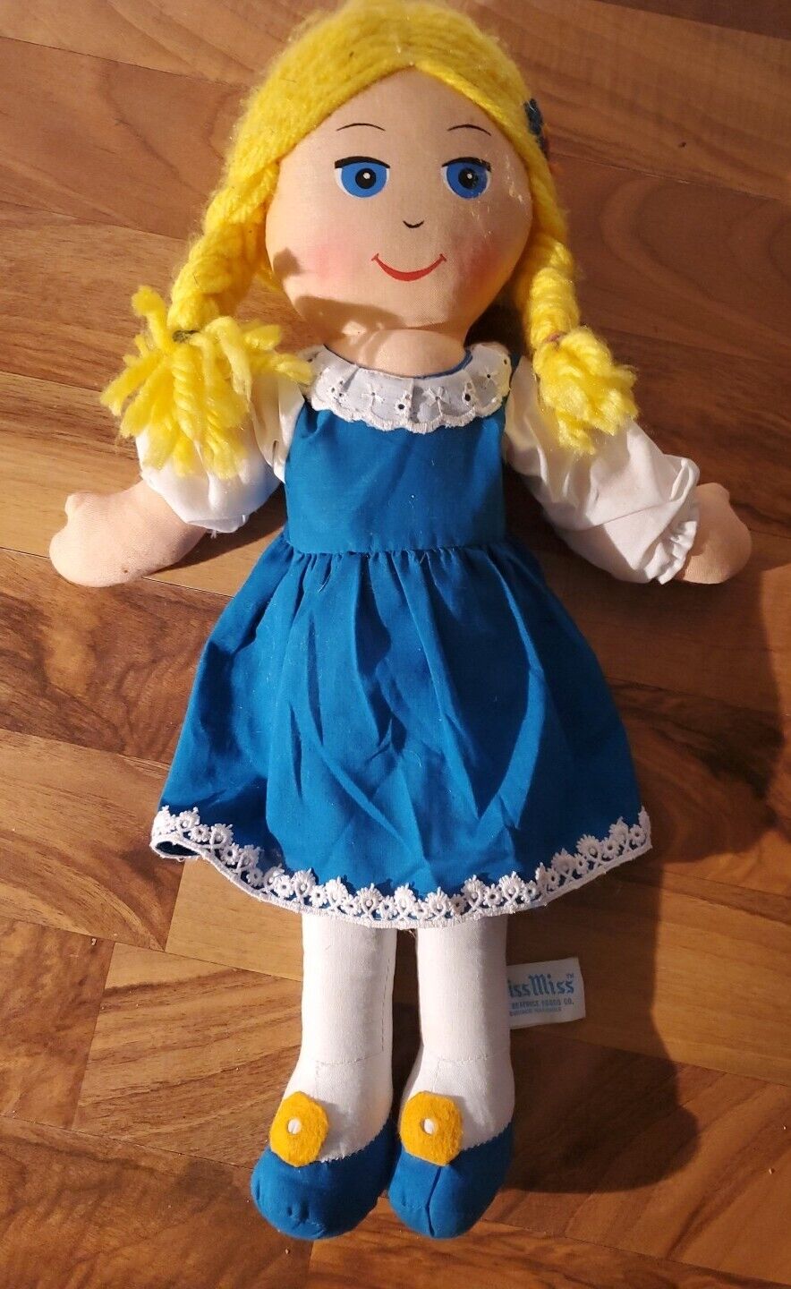 Vintage Swiss Miss Doll 1977 Beatrice Foods Co. 16” Hot Chocolate Plush