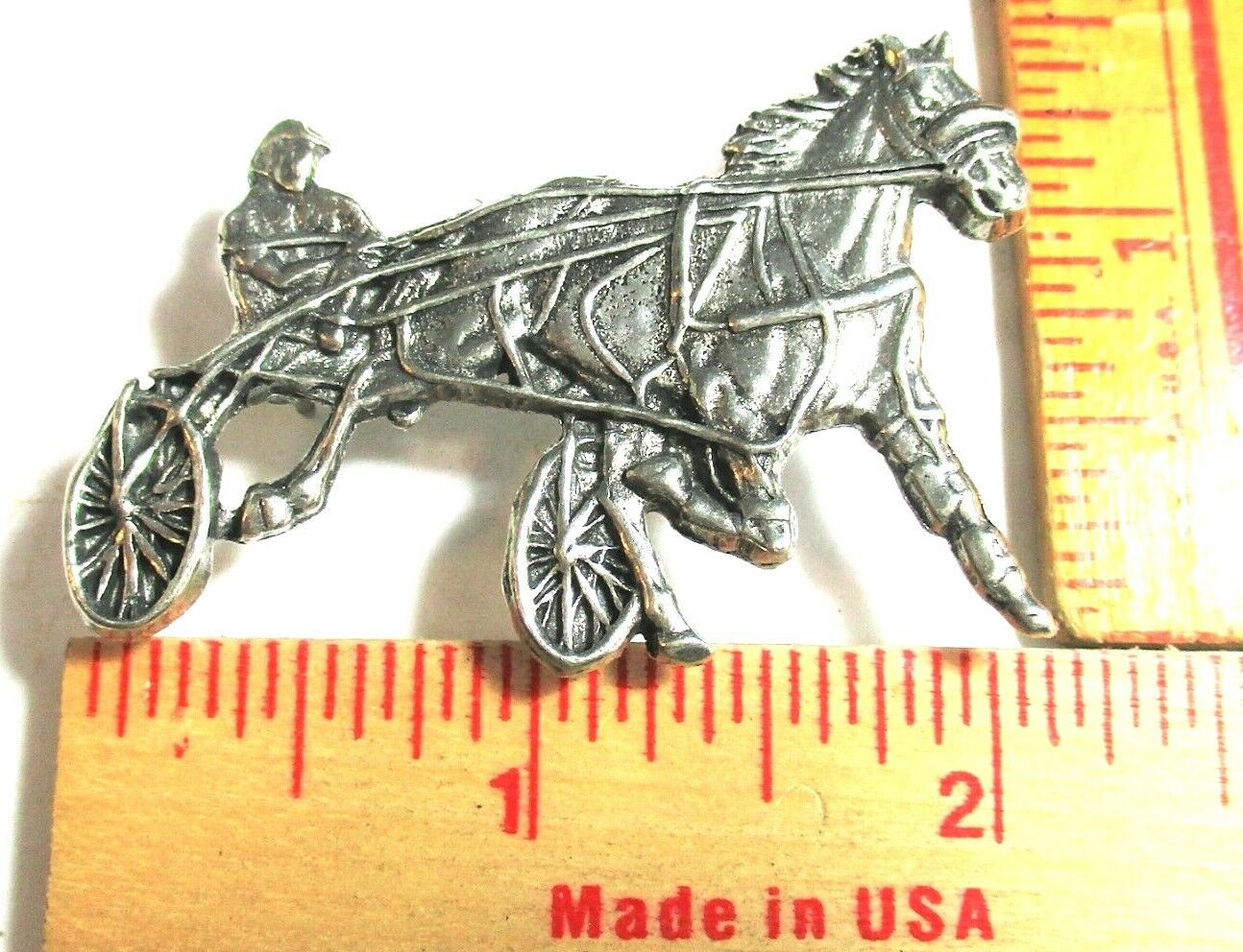 Harness Racing Sulky pin vintage horse race track collectible old memorabilia