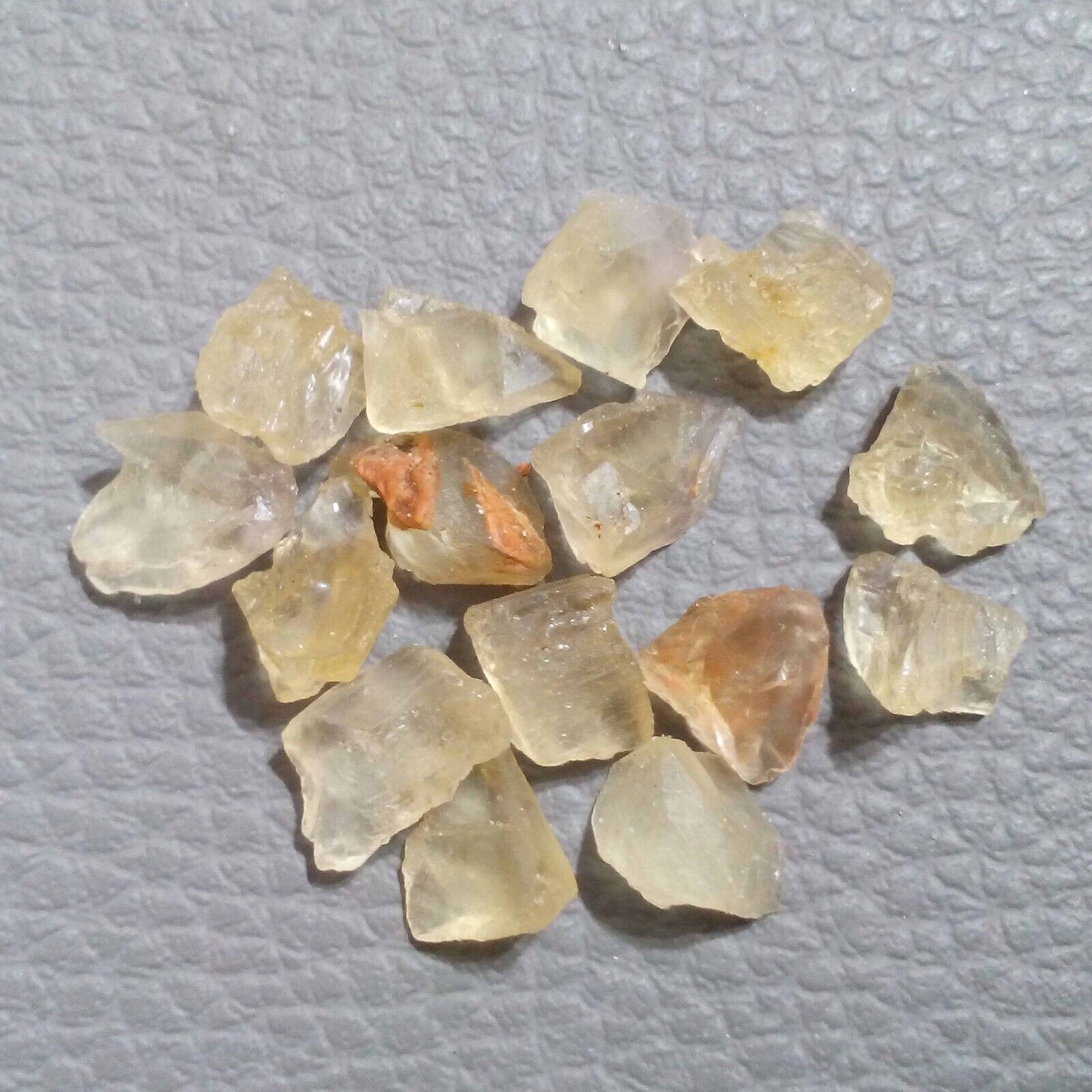 Amazing Yellow Scapolite Rough 15 Pcs 9-13 MM Yellow Scapolite Loose Gemstone