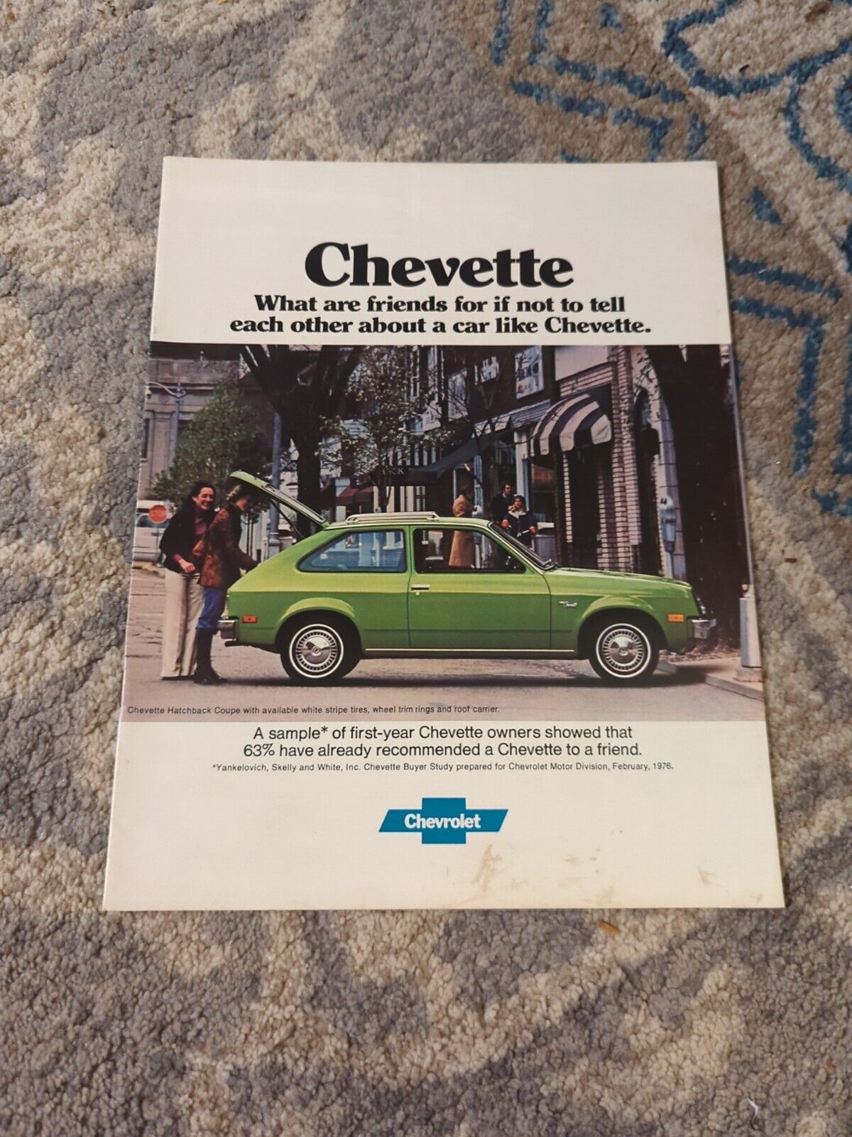 vintage 1977 Chevrolet GM Chevette Rally Sport Scooter Sandpiper Brochure 11\