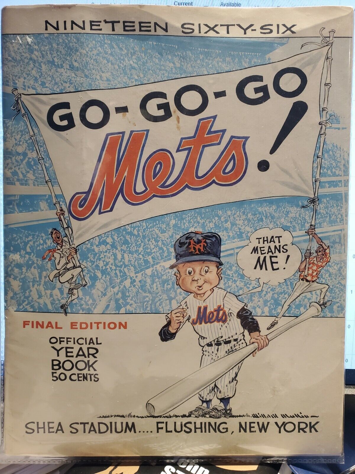 1966 New York Mets Original Year Book. 
