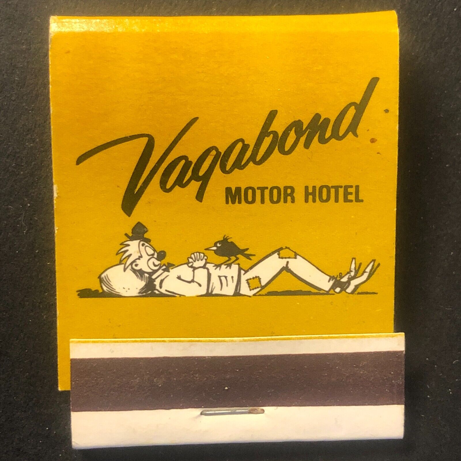 Vagabond Motor Hotel Hobo Vintage Full Matchbook c1958-60\'s VGC