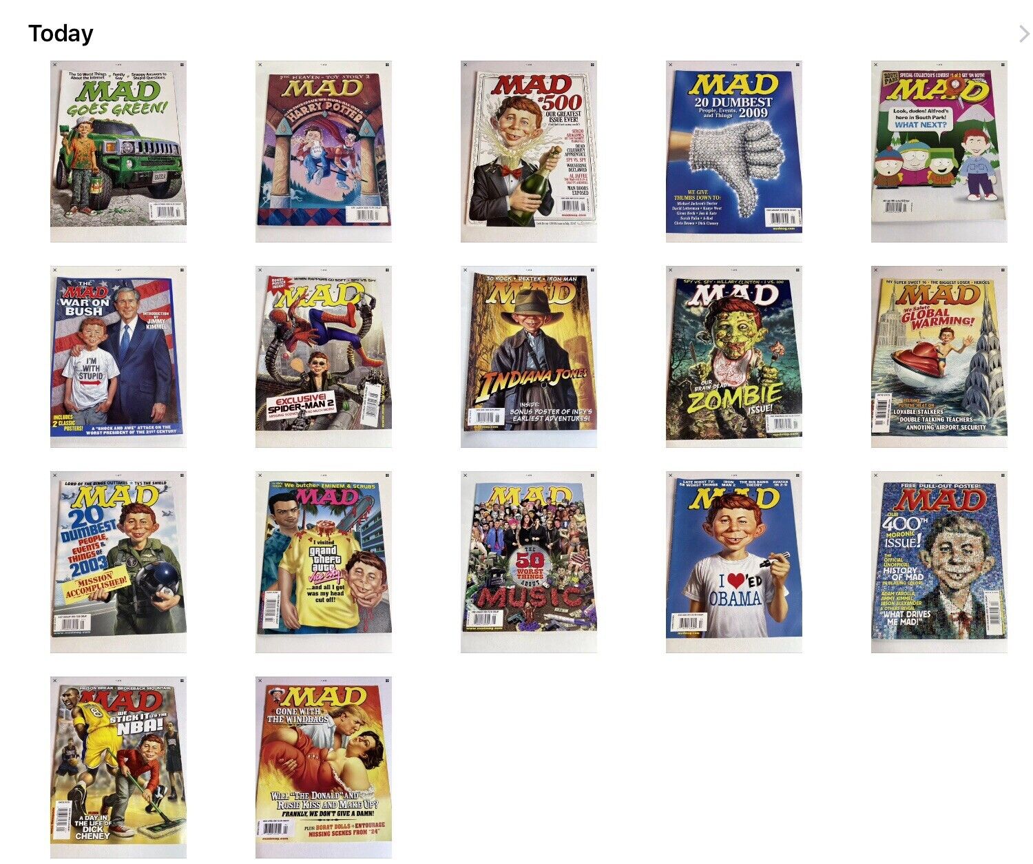 MAD Magazine Collection of 17