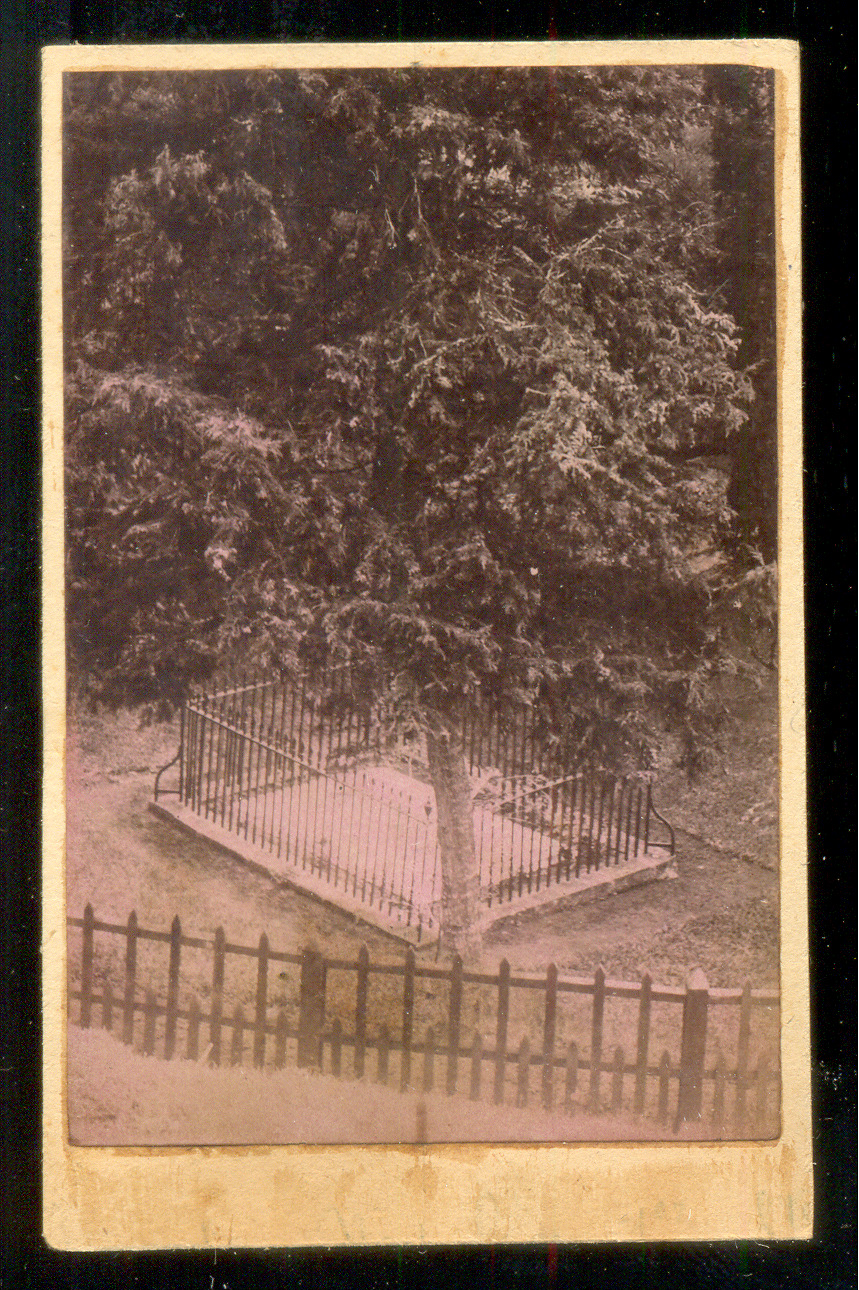 CDV Île de St. Helena; Napoleon\'s Tomb; Vintage Albumen Print c.1888/90 