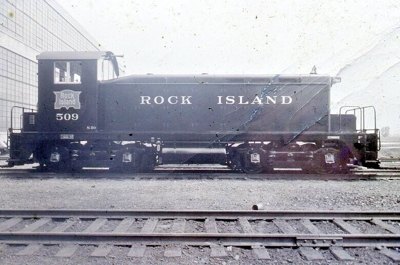RI rock island  509 SW-1  1937 b-w slide