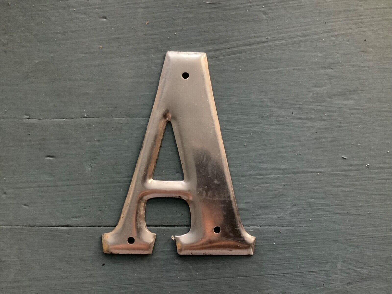 Vintage Aluminum Metal Letter Number 3 Inch Steam Punk Graphic Industrial CHOICE