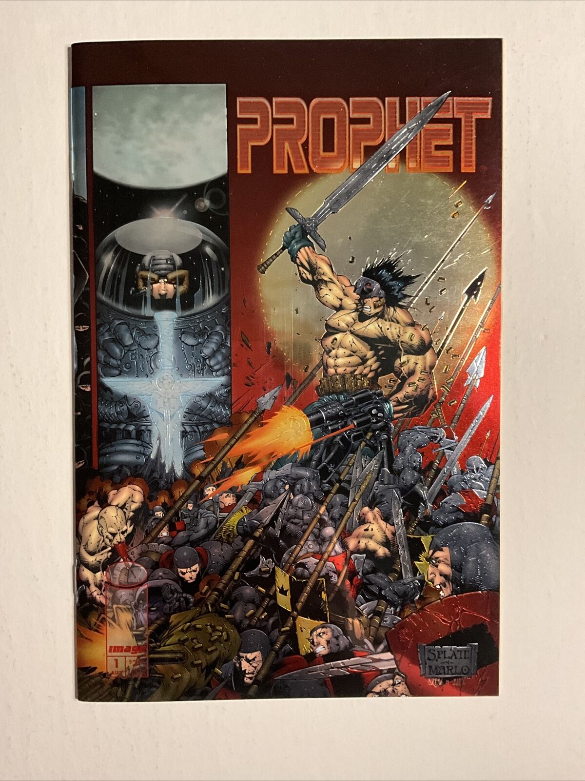 Prophet #1 (1995) 9.4 NM Image High Grade Comic Book Holo Foil Wrap Around Cover