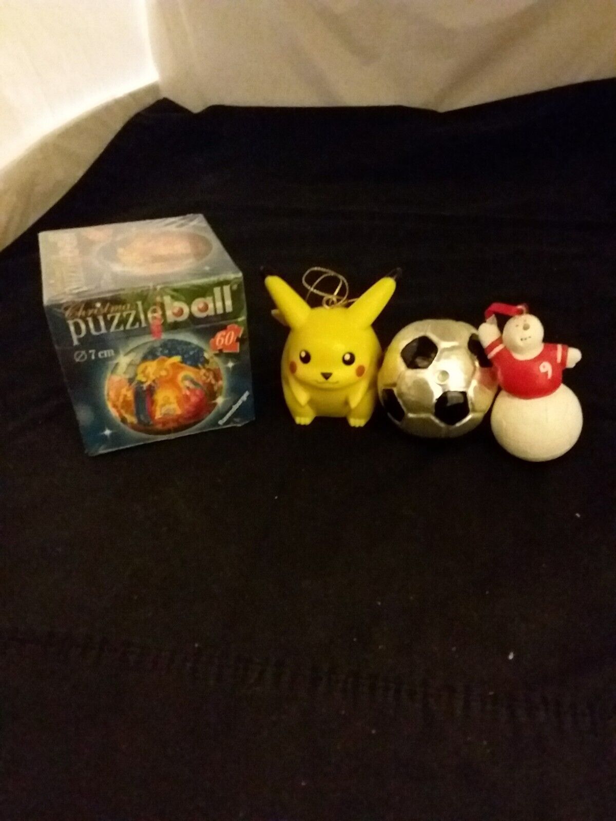 Vintage Ornaments Mixed Lot Fun Sports Pikachu Puzzle Ball