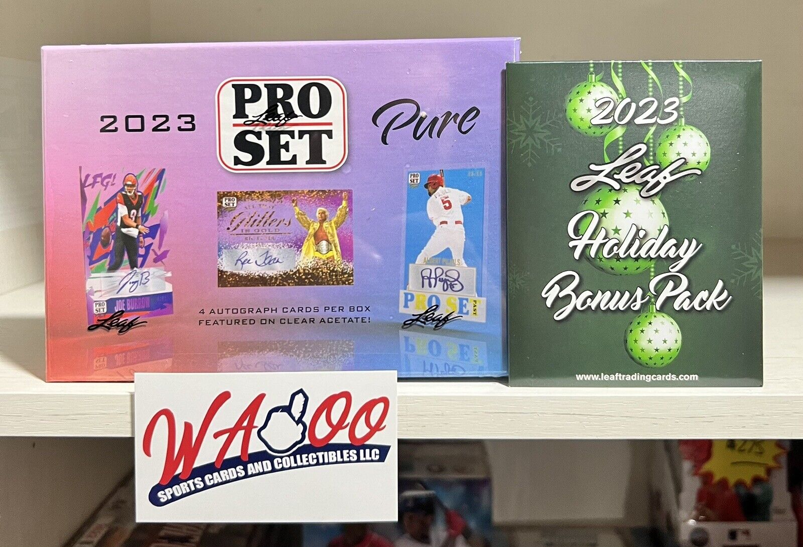 2023 Pro Set Pure Multi-Sport Factory Sealed Hobby Box + 2023 Leaf Holiday Pack
