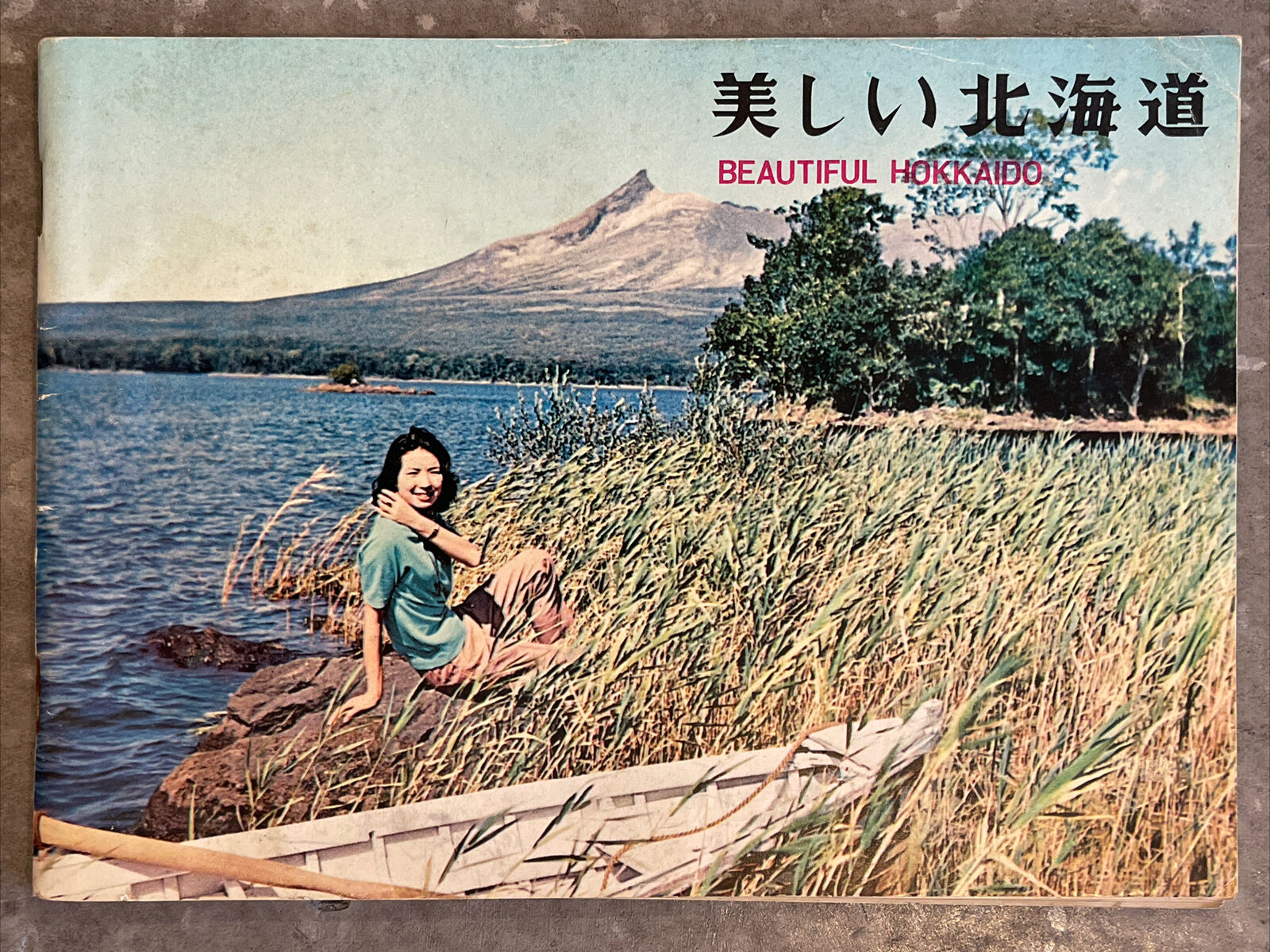 Vintage 1964 BEAUTIFUL HOKKAIDO Japan Tourism Guide Book Illustrated Sapporo ++