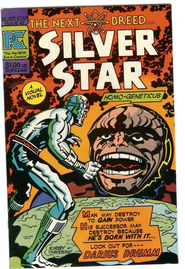 SILVER STAR #2 (JACK KIRBY ART AND STORY) VF/NM 1983 COMBINED SHIPPING L@@K