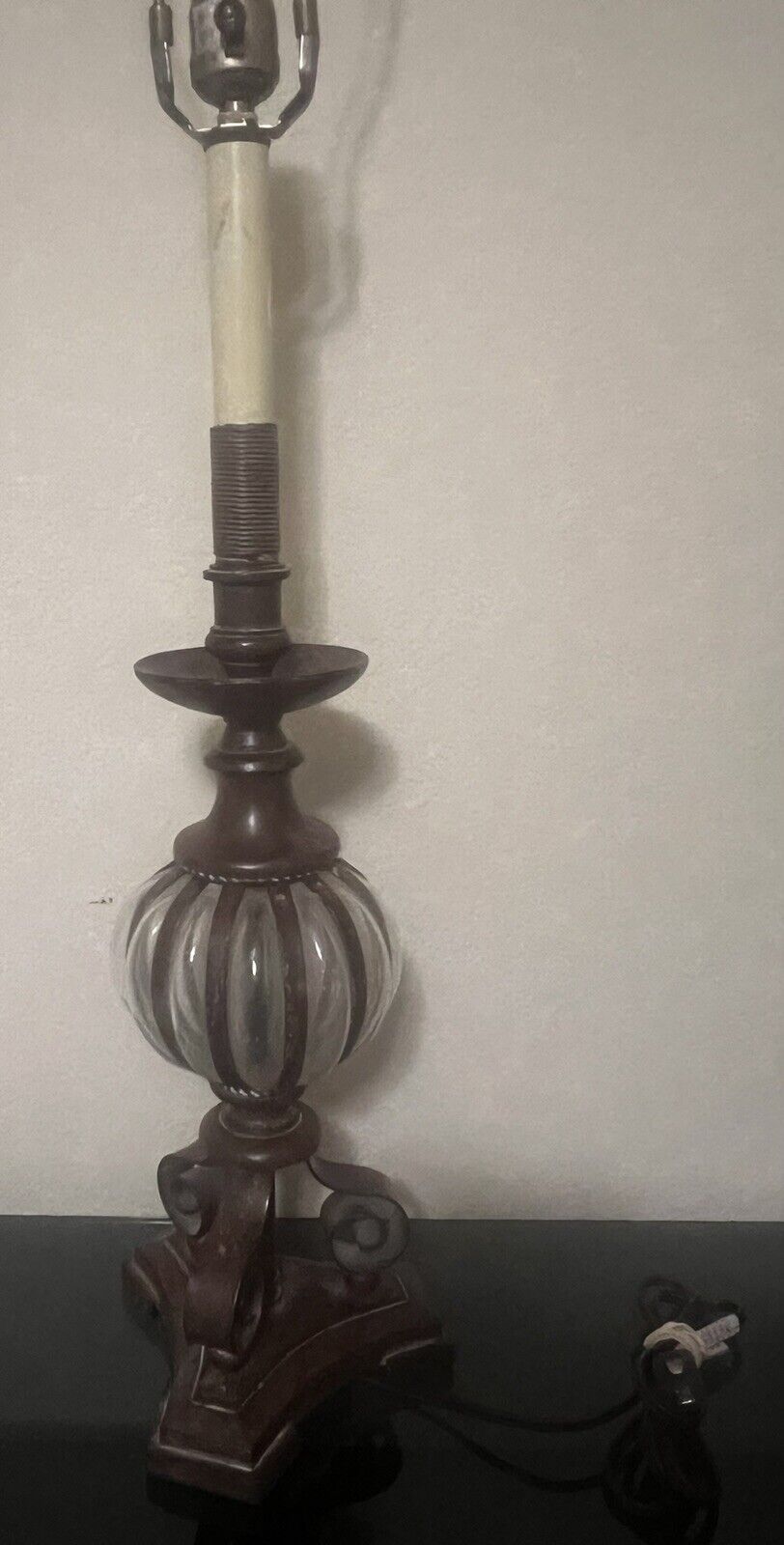 Vintage Home Decor Lamp Rare Find And Works Great