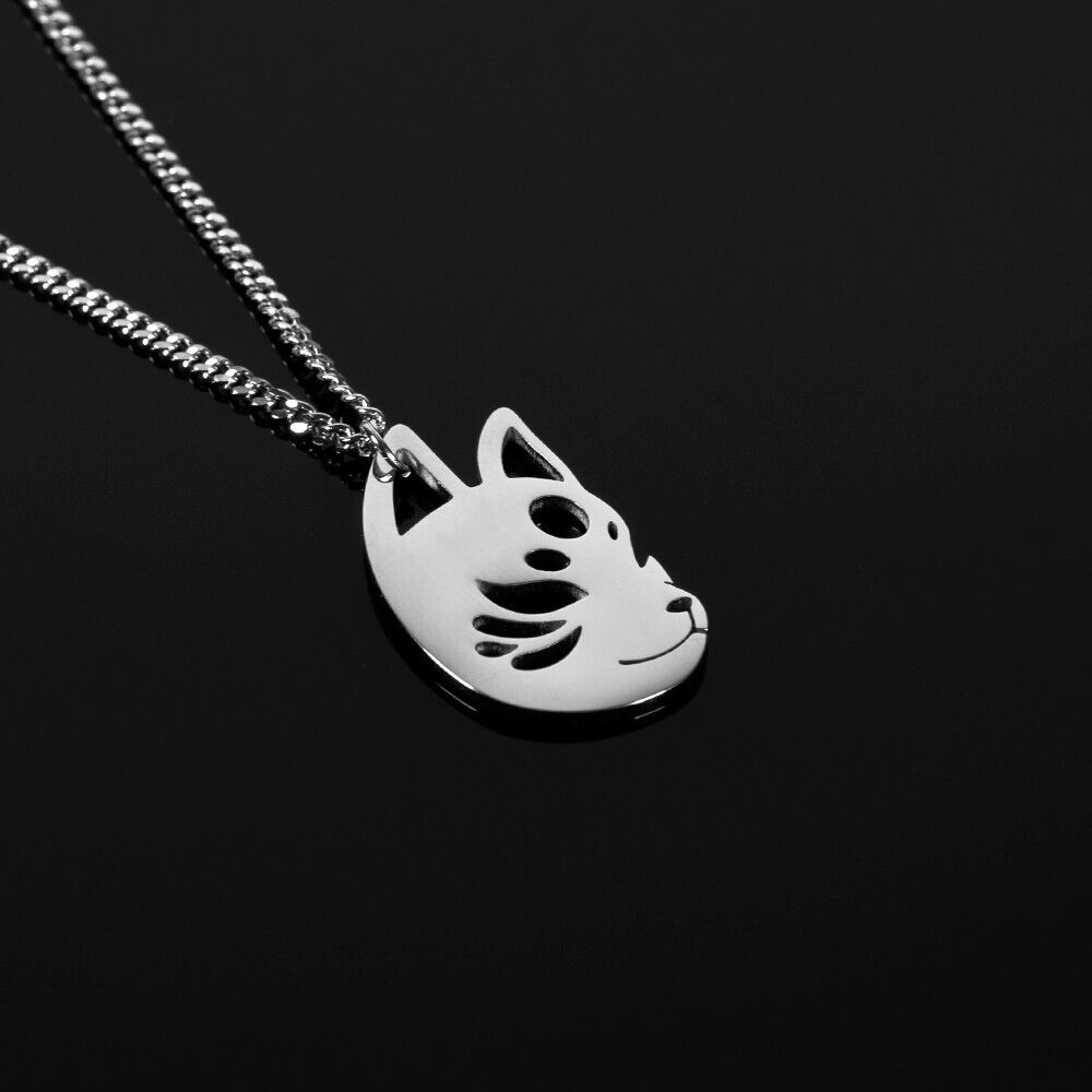 Kitsune Mask Necklace Japanese Fox Anime Jewel Inari keychain Kawaii Jewelry
