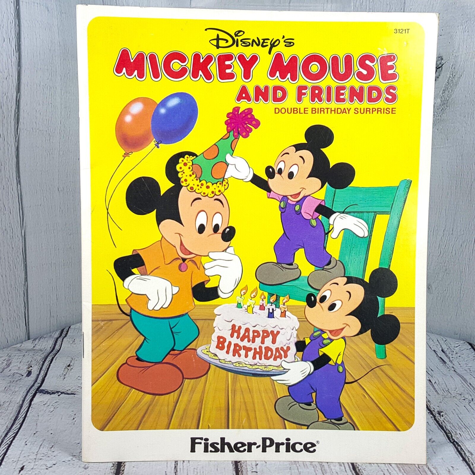 Vintage Walt Disney Prod 1985 Mickey Mouse & Friends Coloring Book Fisher-Price