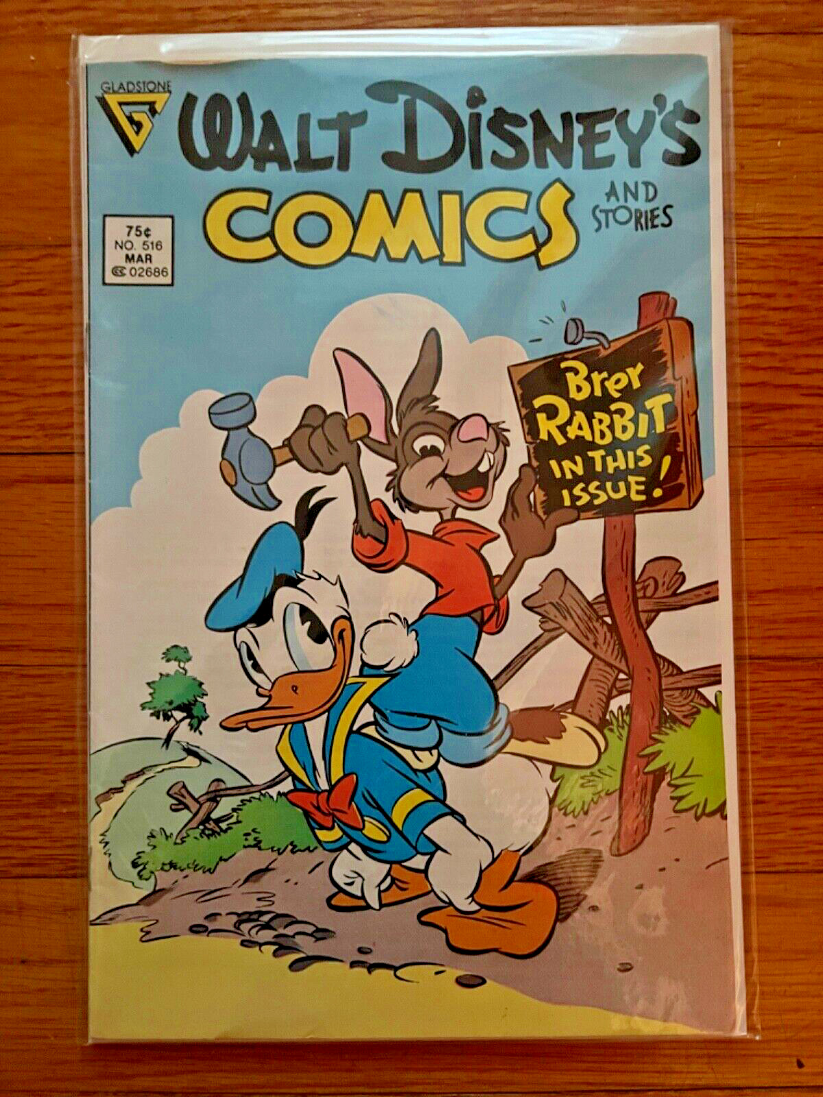 1987 Gladstone WALT DISNEY’s COMICS AND STORIES Donald Duck Issue #516