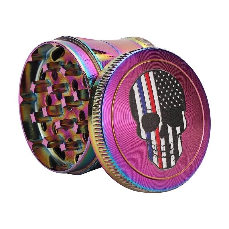 4 Layer Zinc Alloy Herb Grinder 50mm Tobacco Smoke Spice Crusher 1Pc