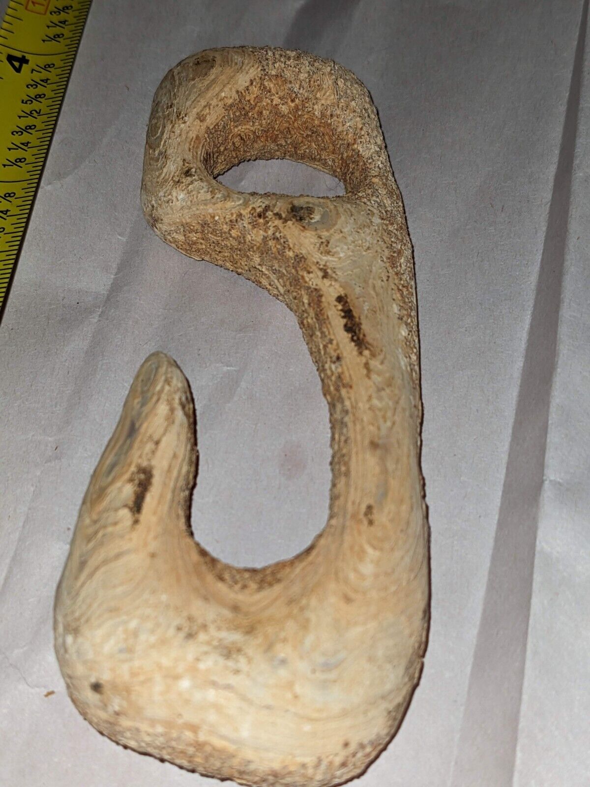 Early Big Bone fishing Hook ,Arrowheads Indian