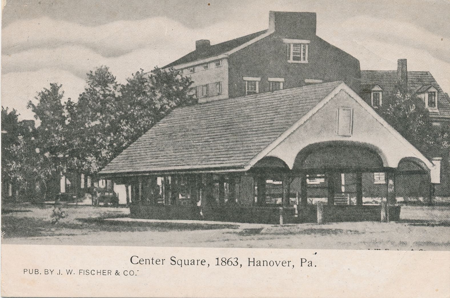 HANOVER PA - Center Square 1863 - udb