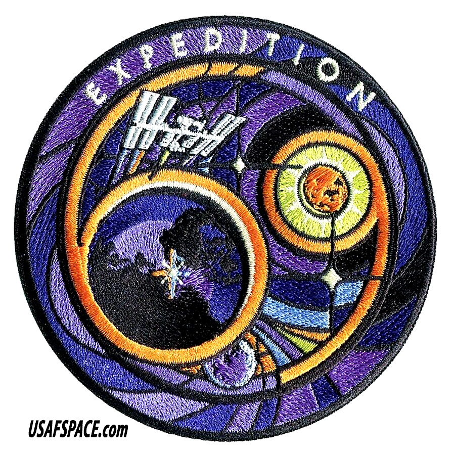 Authentic Expedition 69 -NASA SPACEX ISS Mission- A-B Emblem SPACE Mission PATCH