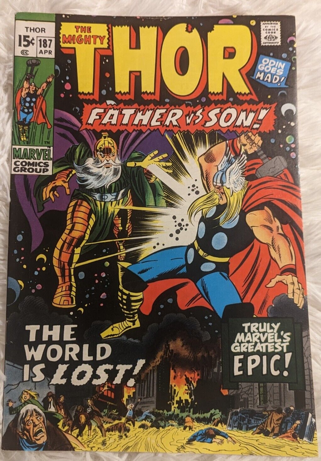 THE MIGHTY THOR # 187 Vintage Comic Book