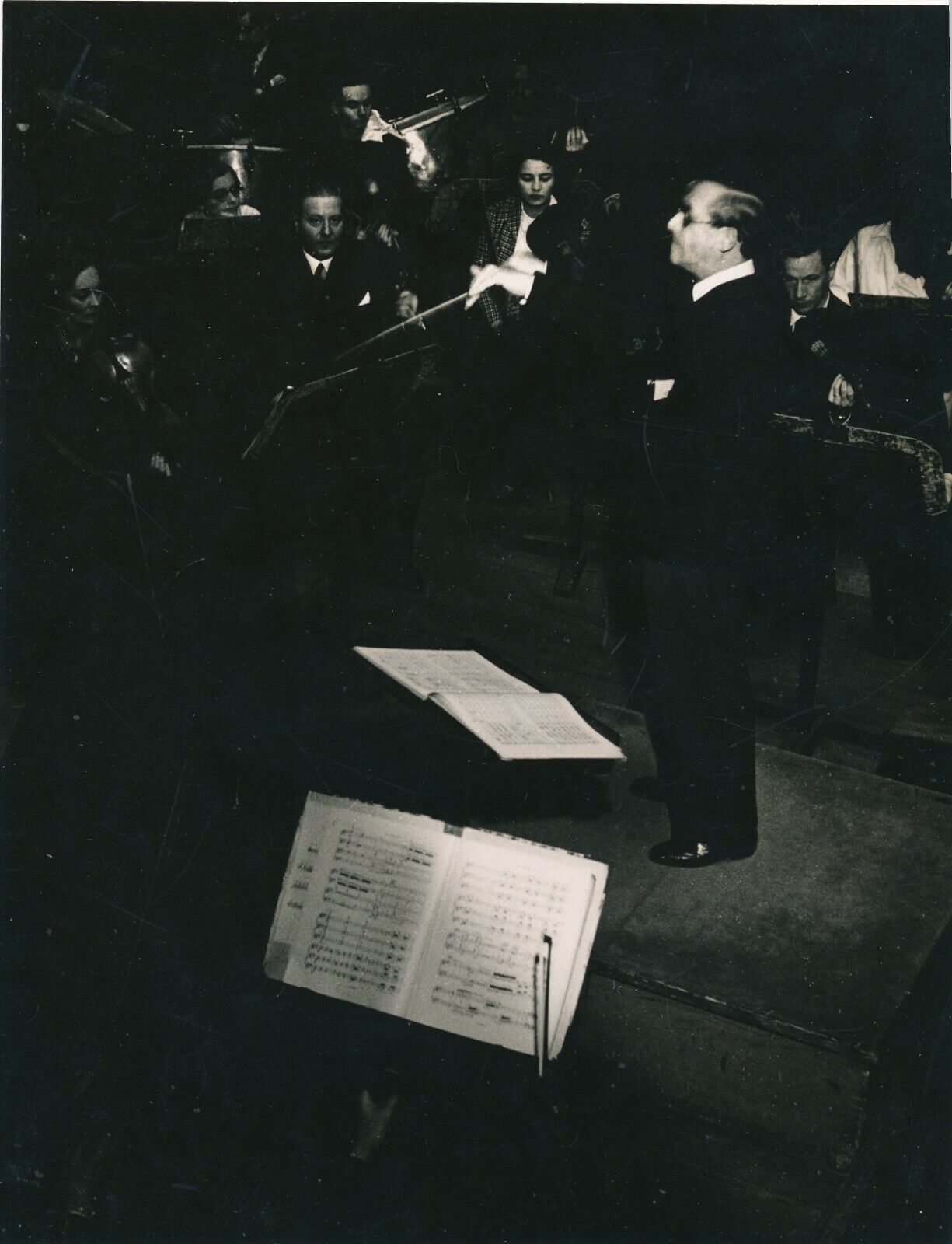 Désiré-Émile INGHELBRECHT conductor orchestra by François KOLLAR photo photography