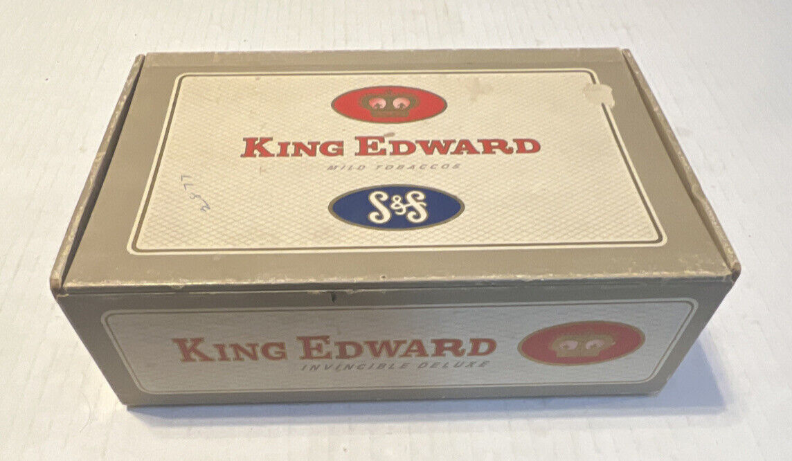 Vintage KING EDWARDS Invincible Deluxe Cigar Box Factory 110 Florida
