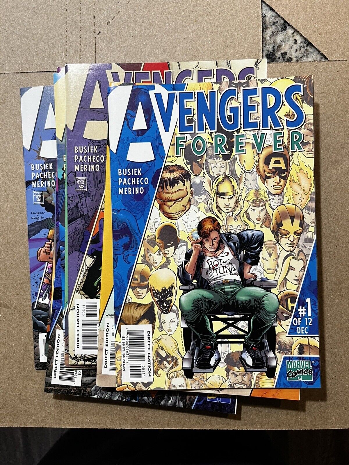 Marvel Comics Avengers Forever #1 2 3 4 6 7 8 9 10 11 12 Set VF-NM 1998