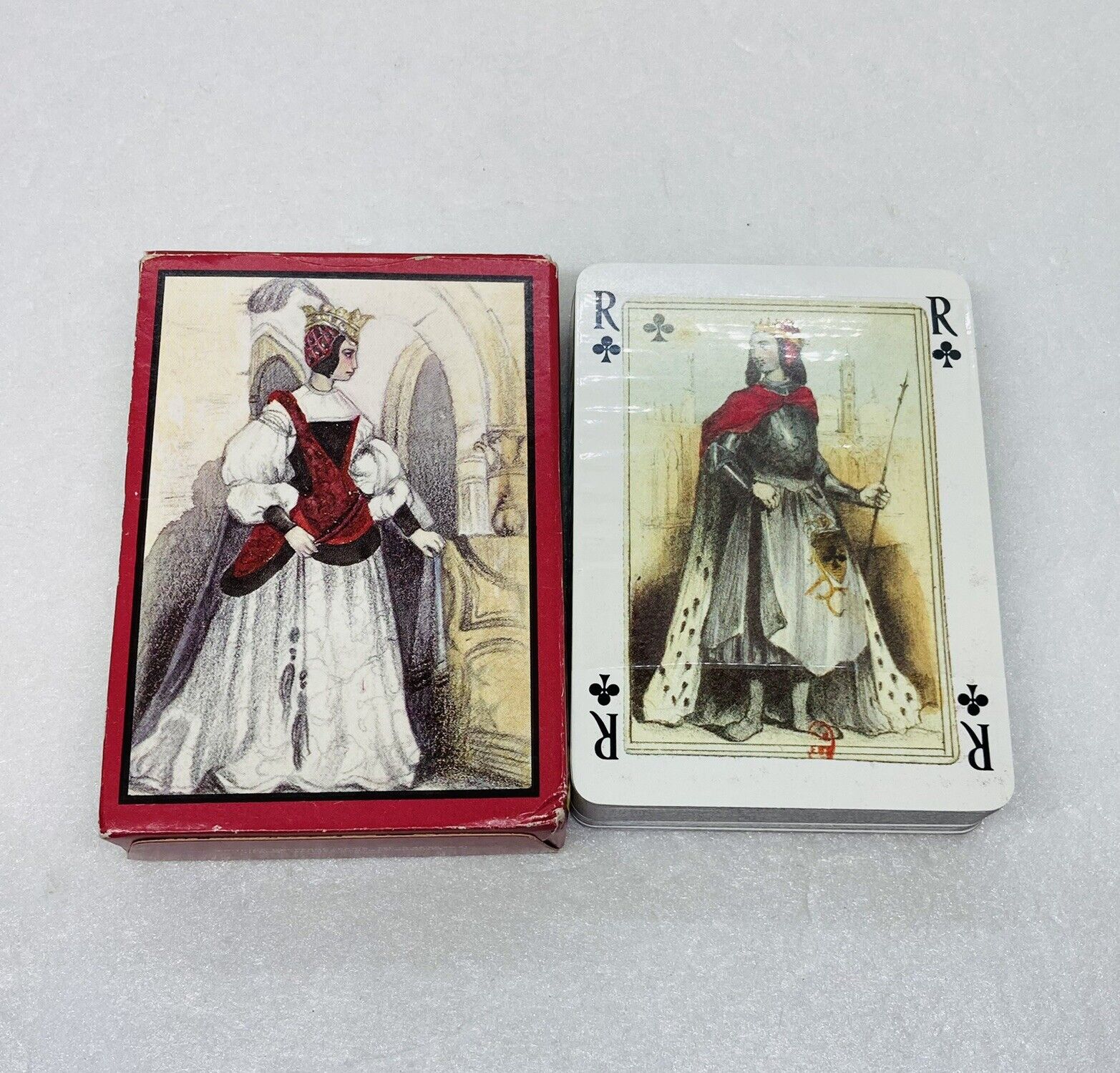 Rare Jeu de 54 Cartes Dusserre Playing Cards Queen Art Sealed Deck France 27