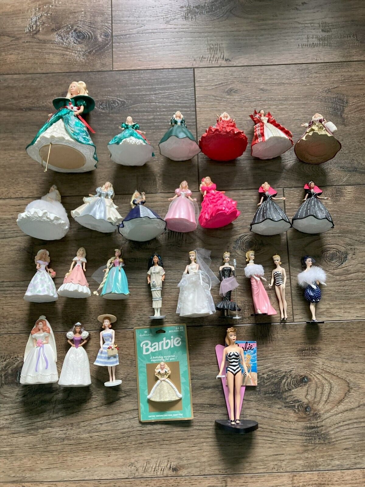 Large Lot Of Holiday/ Misc Mattel Barbie Ornaments/ Decorations (27 Total)
