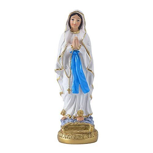 Lourdes Virgin Mary Statue 5.7 Inch Catholic Blessed Virgin Mother Mary Statu...